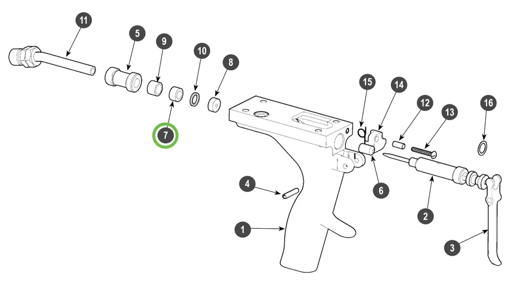 Ransburg 2 Process Gun Sleeve