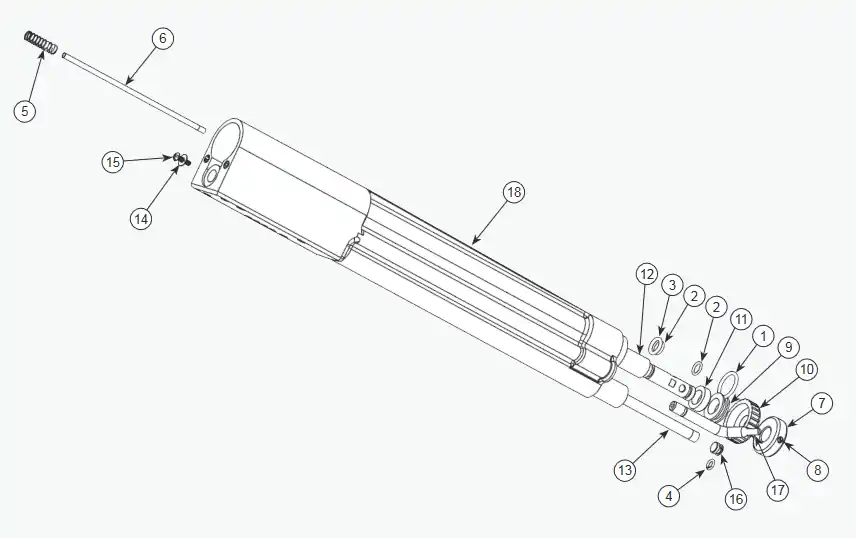 Ransburg 2 Process Gun Housing Assembly