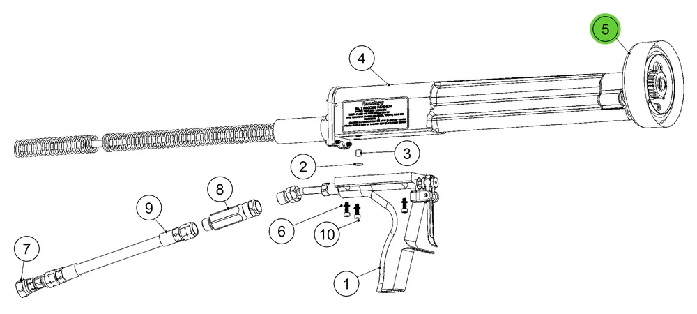 Ransburg 2 Process Gun 4" Bell Assembly