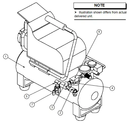 Ransburg No. 2 Deuce Cart Air Compressor