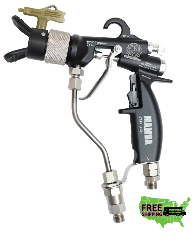 MAMBA® Mix-Tech Air-Assisted Airless Spray Gun – Manual Paint Gun with Reversible Tip (G-15® / G-40® Compatible)