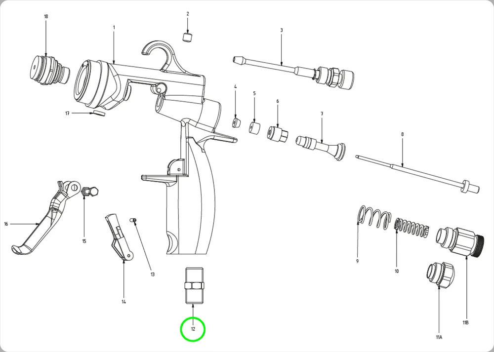 MAMBA® Air Inlet 1/4"
