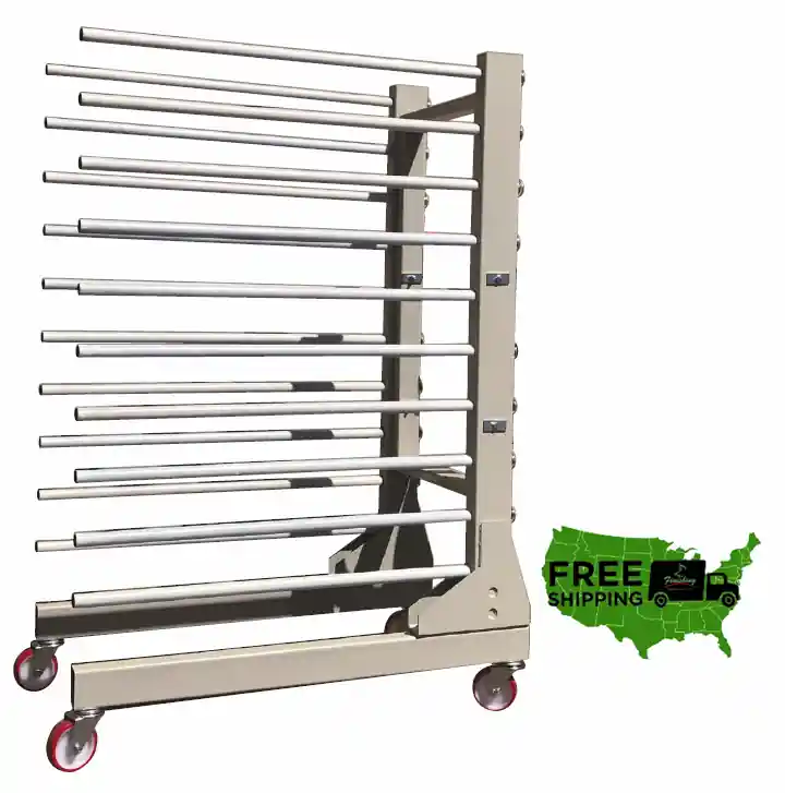 Pro Drying Rack "PATRIOT" 10 Shelf (150 Lb)