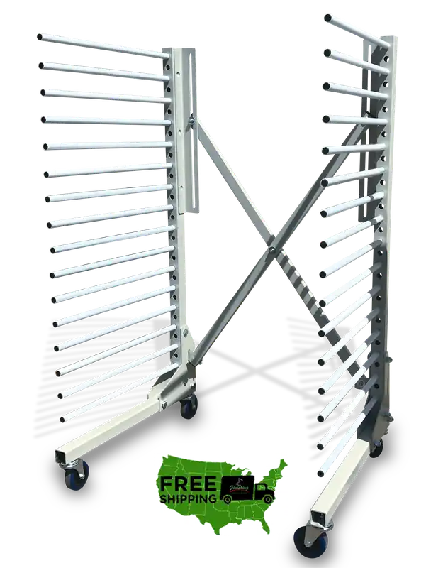 Pro Paint Drying Rack "RAIDER-EX" Expandable 16 Shelf (66 Lb)