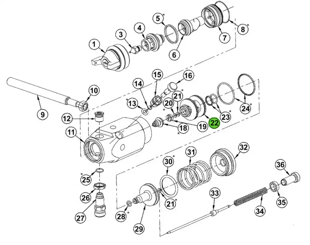 C.A. Technologies 60-603 Air Control Spool