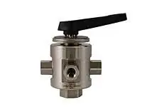 Stainless Steel 1-Piece 5-Way Rotary Selector Valve
