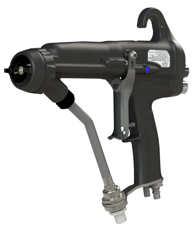 RANSBURG® RansFlex AA85 Electrostatic Applicator Gun – Air-Assisted Airless Electrostatic Spray System