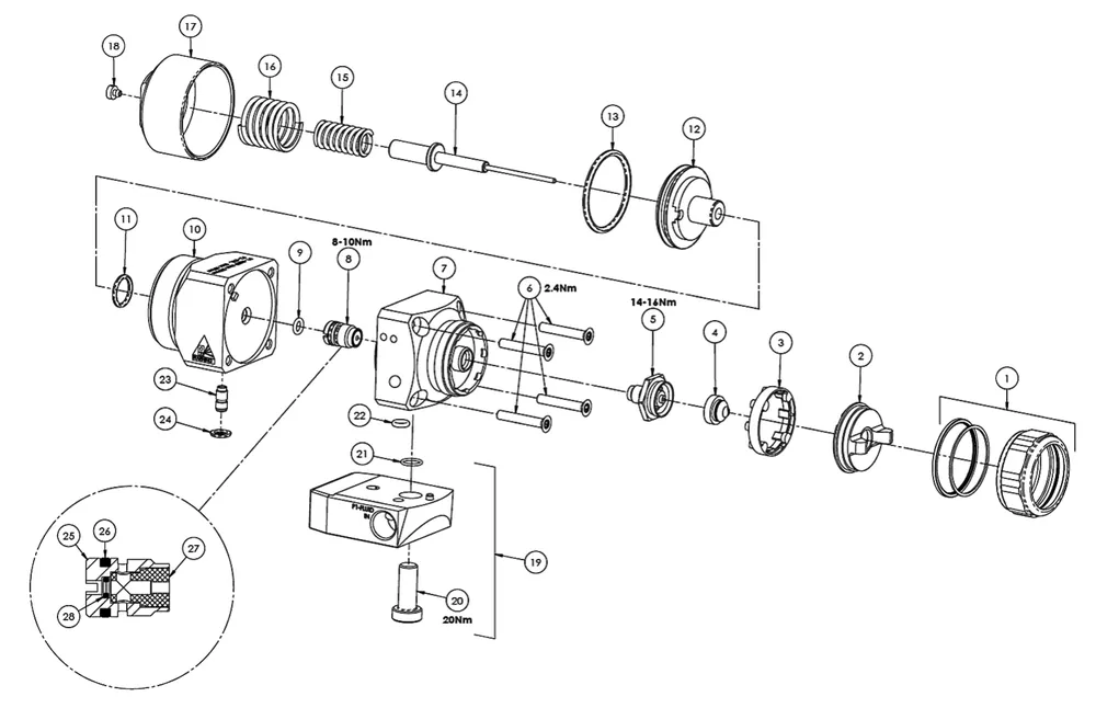 Binks AG-364 Spare Parts