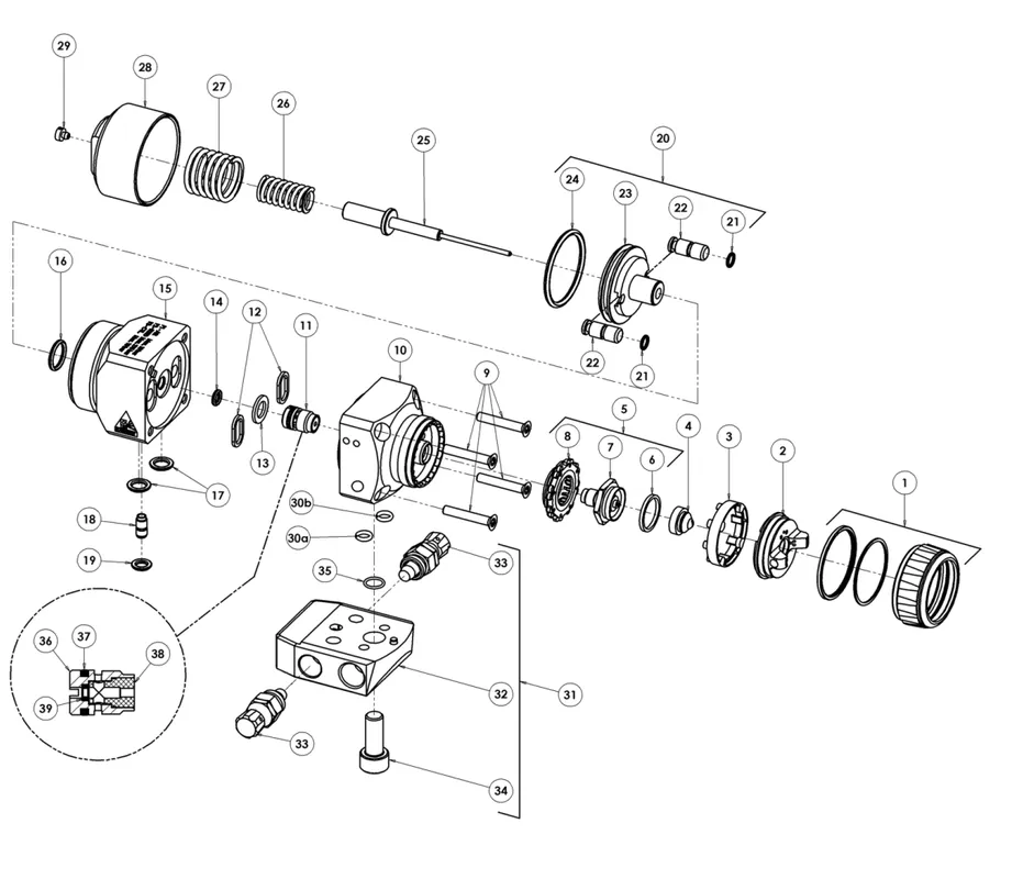 Binks AG-363 Spare Parts