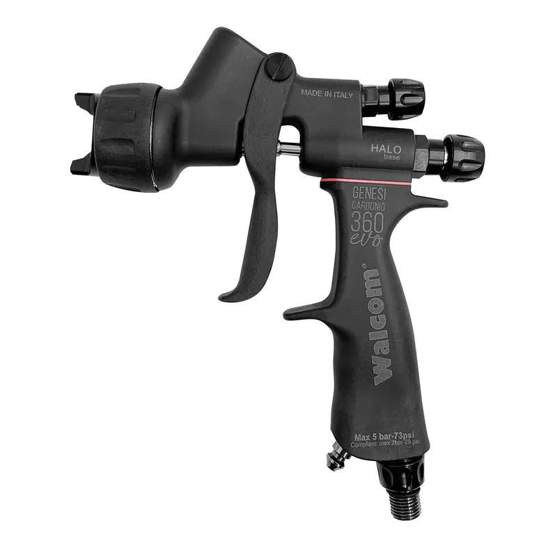 Walcom Genesi Carbonio 360 EVO HALO Gravity Spray Gun Base