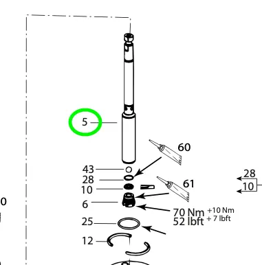 Wagner Piston 40-150 cm