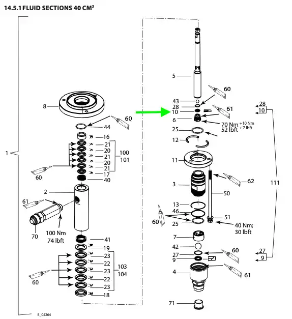 Wagner Valve Seat Outlet For IceBreaker 40-150 cm3