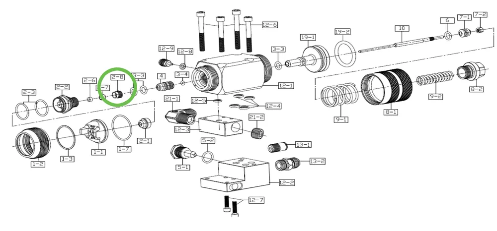 AUTO VIPER-X® Needle Seal Seat Nut