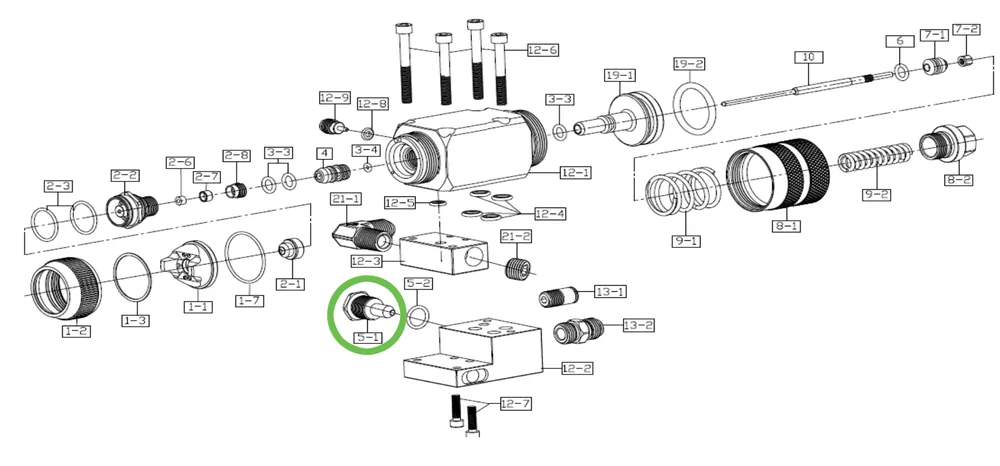 AUTO VIPER-X® Pattern Adjusting Set Seal Screw