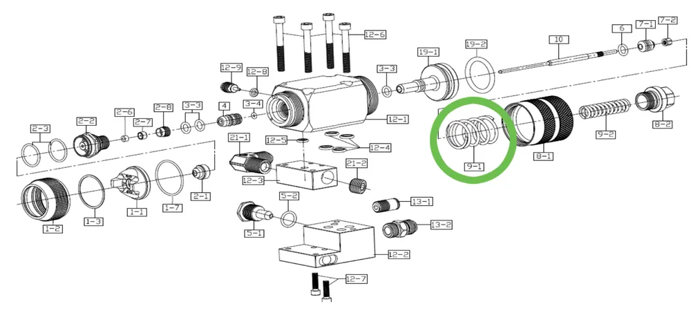 AUTO VIPER-X® Needle Spring 1