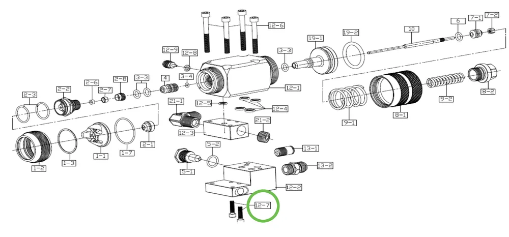 AUTO VIPER-X® Fluid Base Lock Screw