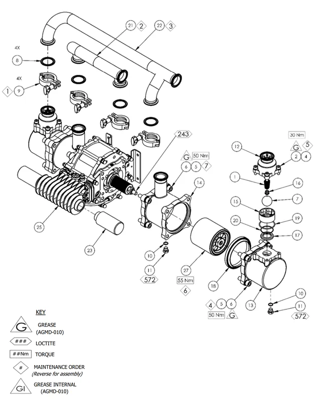 Binks Maple Pump OUTLET CYLINDER