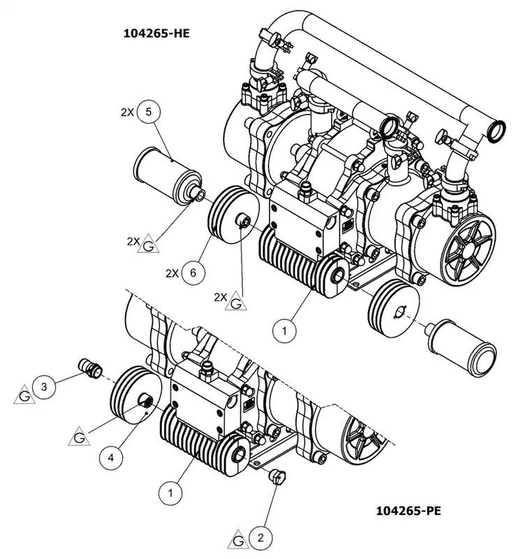 Binks Maple Pump Heat Exchanger Extension