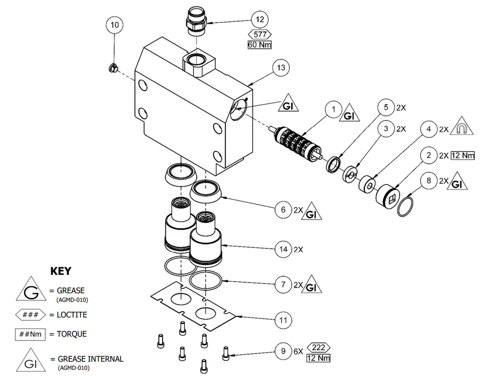 Binks Maple Pump AIR EXHAUST GASKET