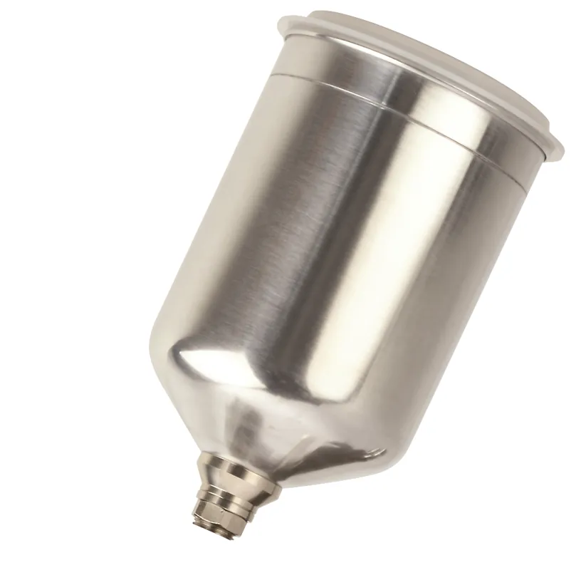 Binks Aluminum Gravity Cup 30oz, 3/8”-19 BSP (M) Thread