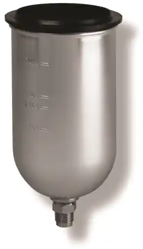 Binks 1 Liter Gravity Feed Cup Assembly, 3/8”-19 BSP (M) Thread