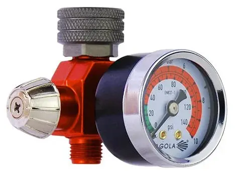Sagola RC1 Air Flow Regulator with Analogue Pressure Gauge