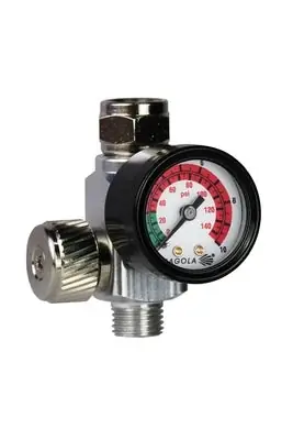 Sagola RC2 Air Flow Regulator w/ Analogue Pressure Gauge
