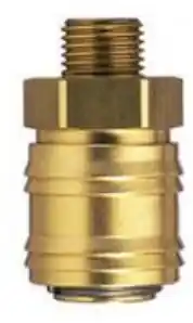 Sagola Quick Coupling - Brass M-BSPT 3/8", US-Mil