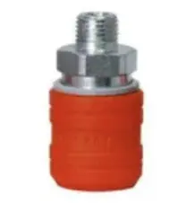 Sagola Quick Coupling - Steel, Safety M-BSPT 1/4", US-Mil
