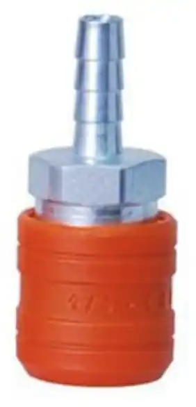 Sagola Quick Coupling - Steel, Standard Barbed 8mm, US-Mil