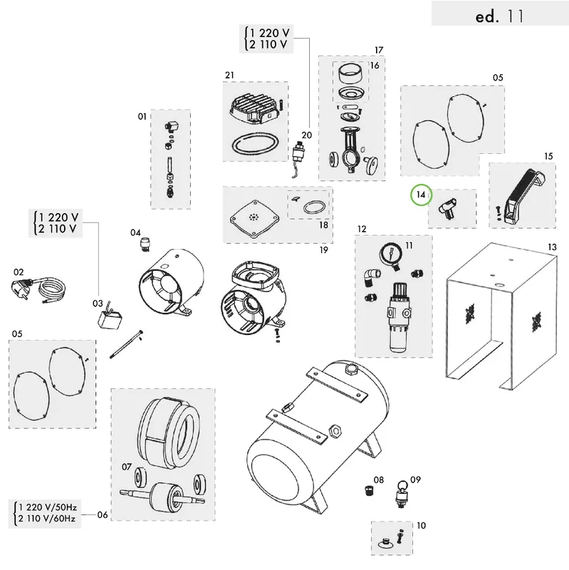 Sagola CP 1000 - Air Brush Support Kit