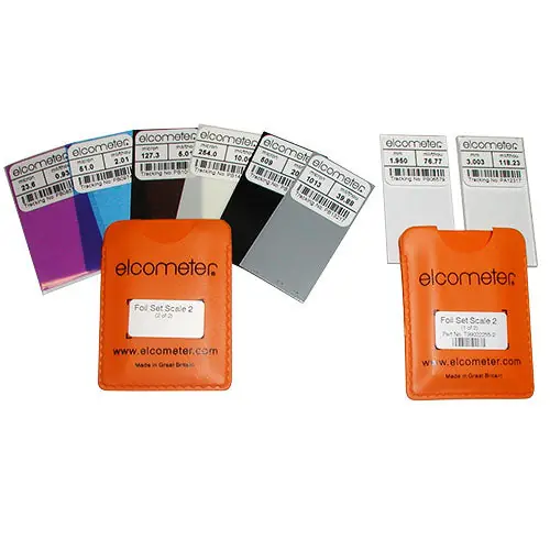 Elcometer Scale 2 Precision Foil Set (T99022255-2)
