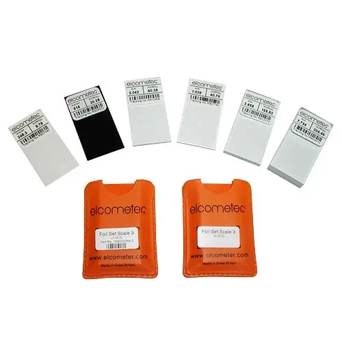 Elcometer Scale 3 Precision Foil Set (T99022255-3)