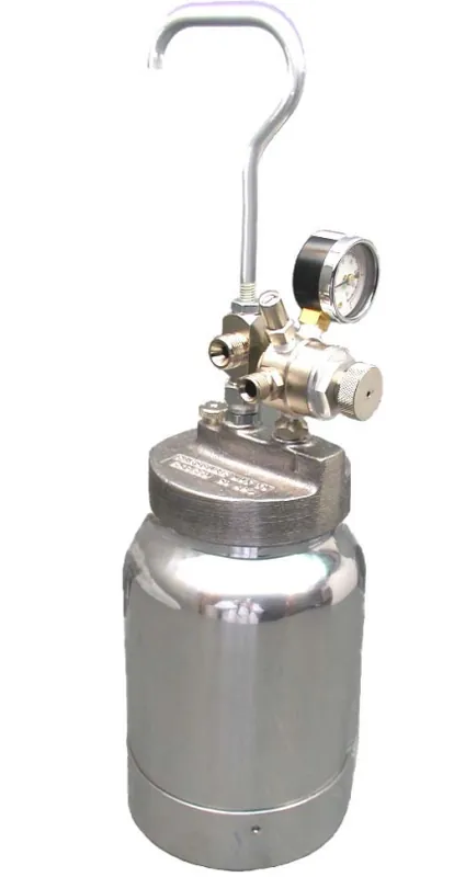 Binks 2 QT. Pressure Cup Steadi-Grip