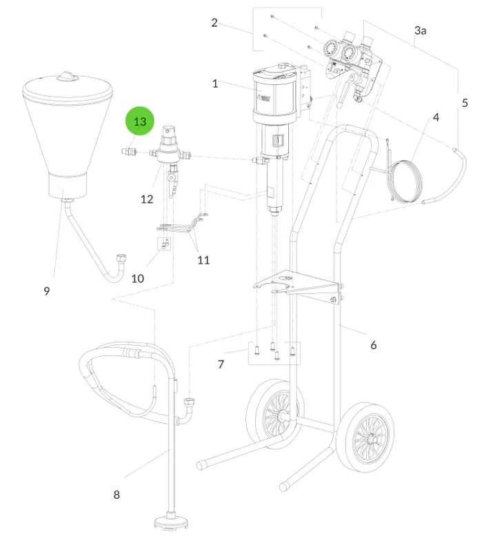Anest Iwata 94006030 Adapter; iCon-M233N