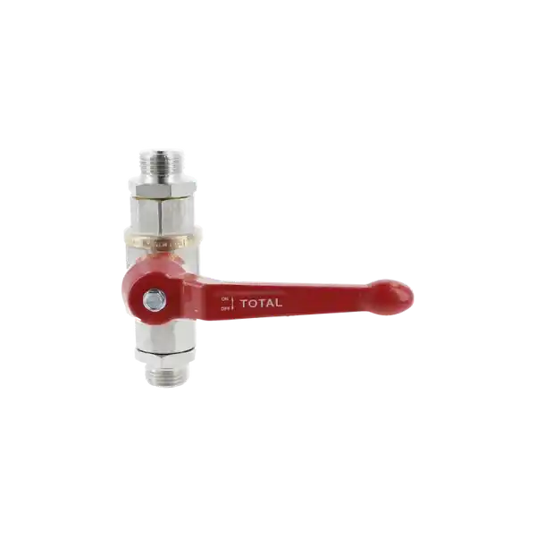 SATA Ball Valve, 1/2" Male x 1/2" Male BSP