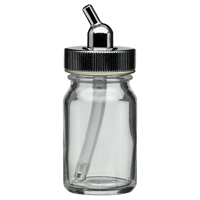 0.75 oz Glass Bottle Set I4052; Iwata Airbrush