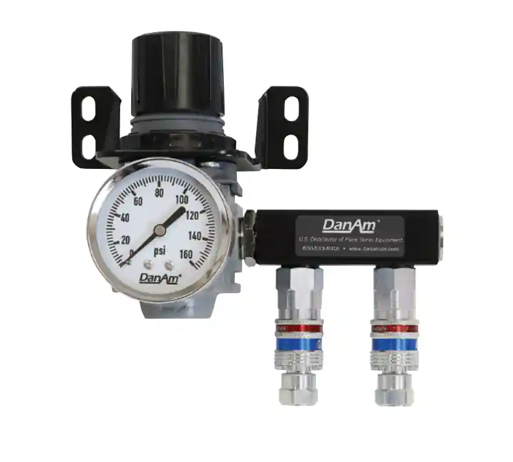 Dan-Am Point of Use Regulator - 2 Drop No. 675652 Compressed Air Regulator