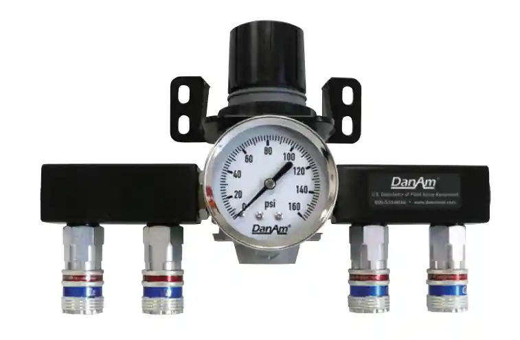 Dan-Am Dual Manifold Point of Use Compressed Air Regulator Assembly