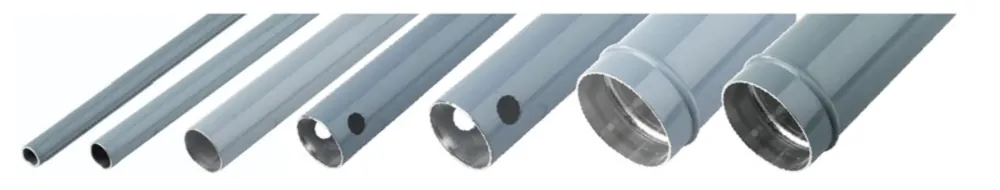 Dan-Am Air 20‘ Grey Aluminum Pipe