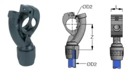 Dan-Am Air Quick Assembly Bracket - 1" OD
