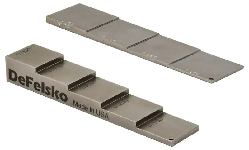 DeFelsko Certified Step Blocks