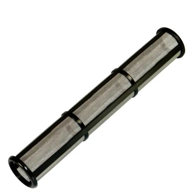 Bedford Precision Outlet Filter, 60 Mesh, Long, Black [14-2695]