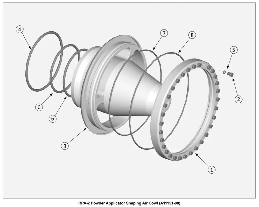 Ransburg O-Ring, 60.00MM X 3.00MM