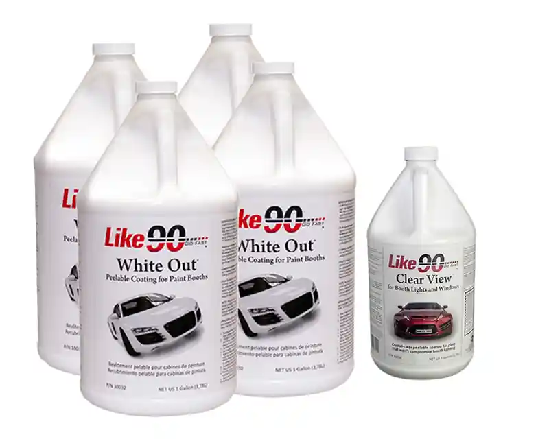 Like90 White-Out Booth Peelable Kit