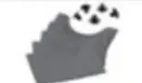 SATA Splash Guards (5) & Rivets, RCS 146993