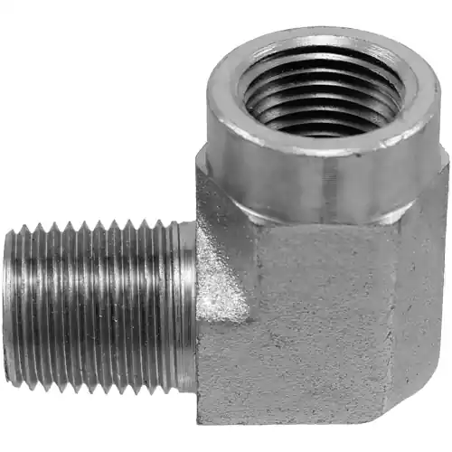 90° Elbow Adapter Male Pipe (1/4") X Female Pipe (1/4") Stainless