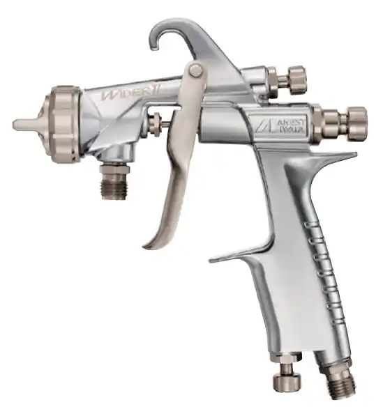 ANEST IWATA WIDER1L Siphon Feed Spray Gun – HVLP Manual Air Spray Gun (1.2 / 1.4 / 1.6mm)
