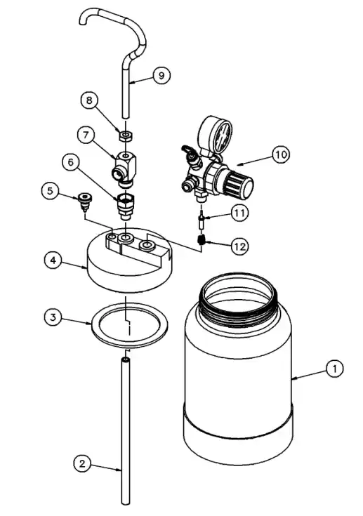 Binks 80-34 Material Tube