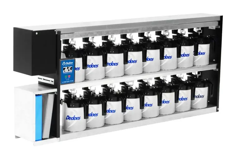 Dedoes Thrift-O-Matic Sixteen Place Gallon Mixing Machine